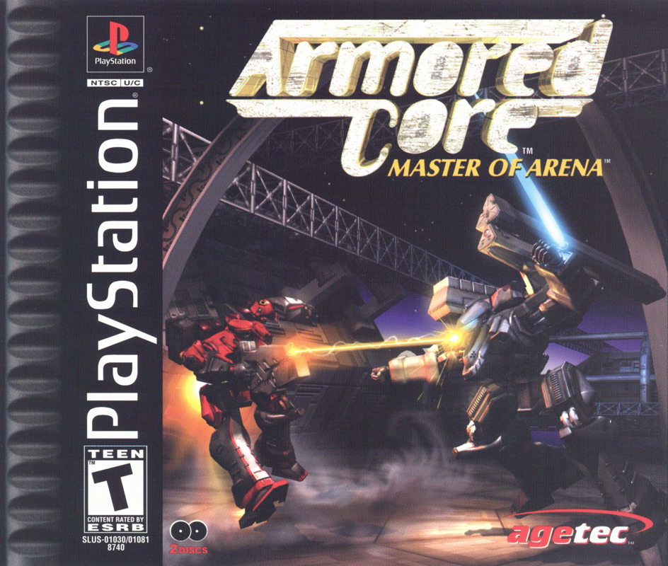 Armored Core: Master of Arena box art for Playstation